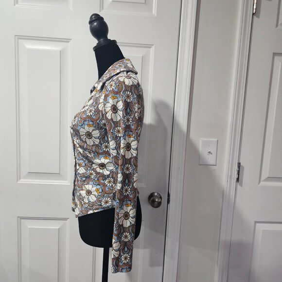 Maeve floral long sleeve topsize XS - Picture 5 of 12